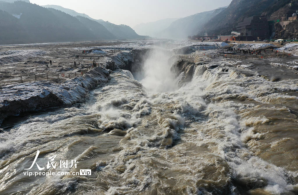 山西临汾:黄河壶口瀑布开河迎客_影响_吉县_吕桂明