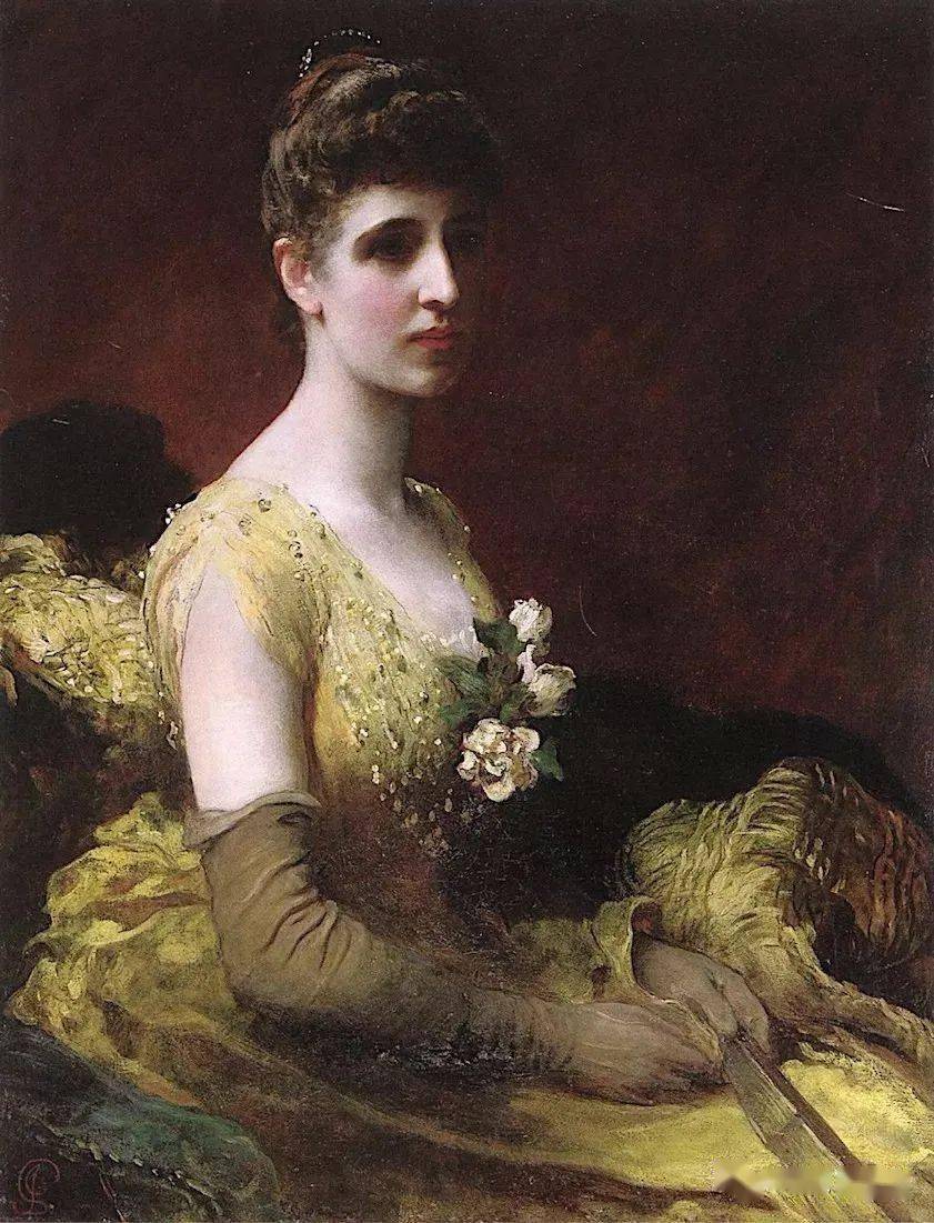 英国艺术家詹姆斯·桑特油画