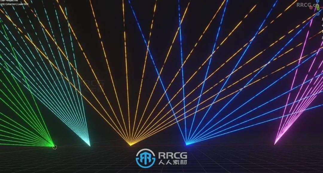 stage lighting kit舞台灯光套件blender插件_效果