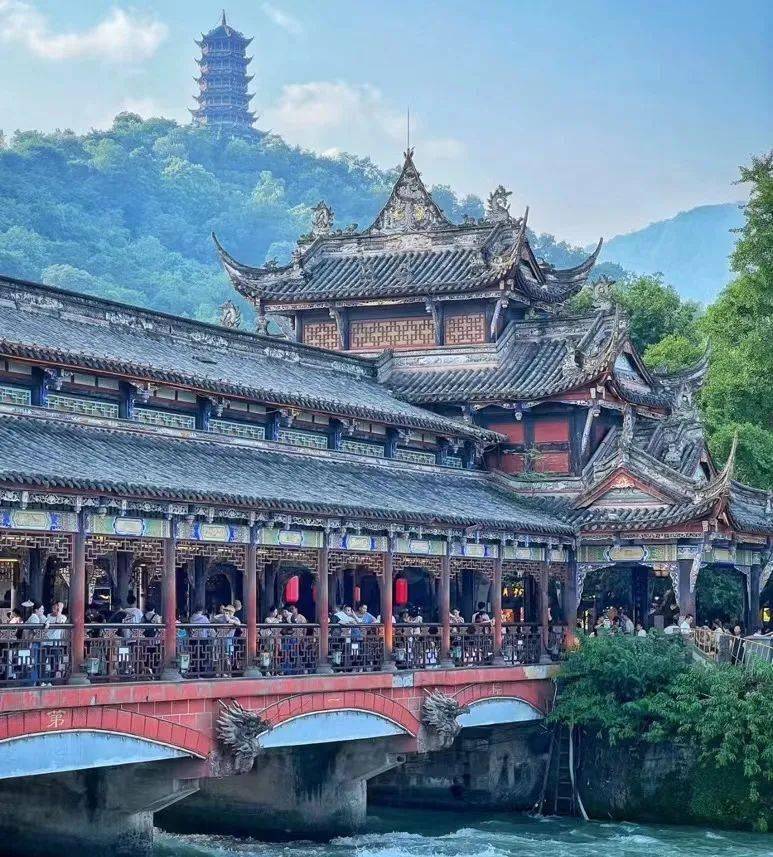 听见都江堰|南桥_行人_风景_南门