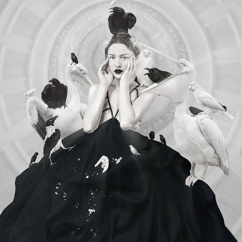 有这样的p图技术,简直666啊!_作品_创意_elena