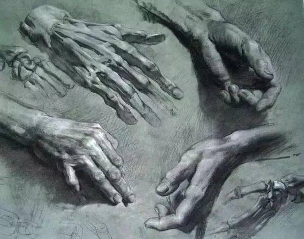 听说素描带手最难画?这86幅手的素描,收藏慢慢看!