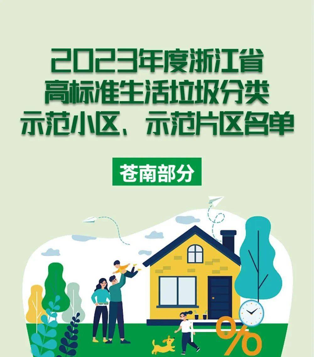 示范片区(苍南)望里镇莒溪镇宜山镇示范小区(苍南)城中社区府后星区