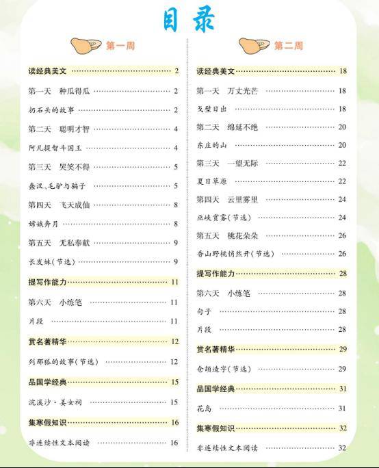 记录卡 龙年手抄报好词好句祝福语语数英多版本《教材全解》语文1-6