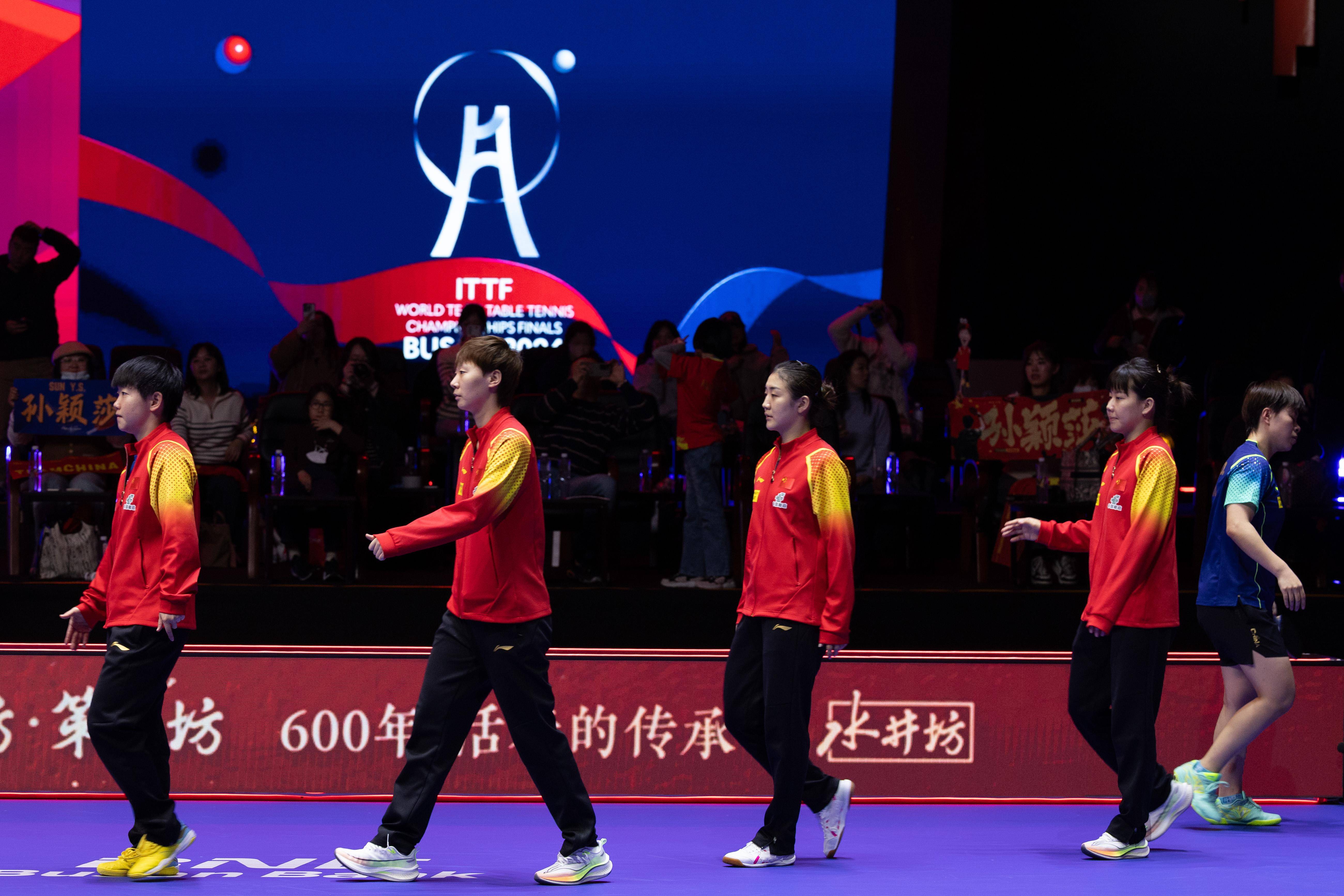 世界乒乓球团体锦标赛:中国女队晋级十六强