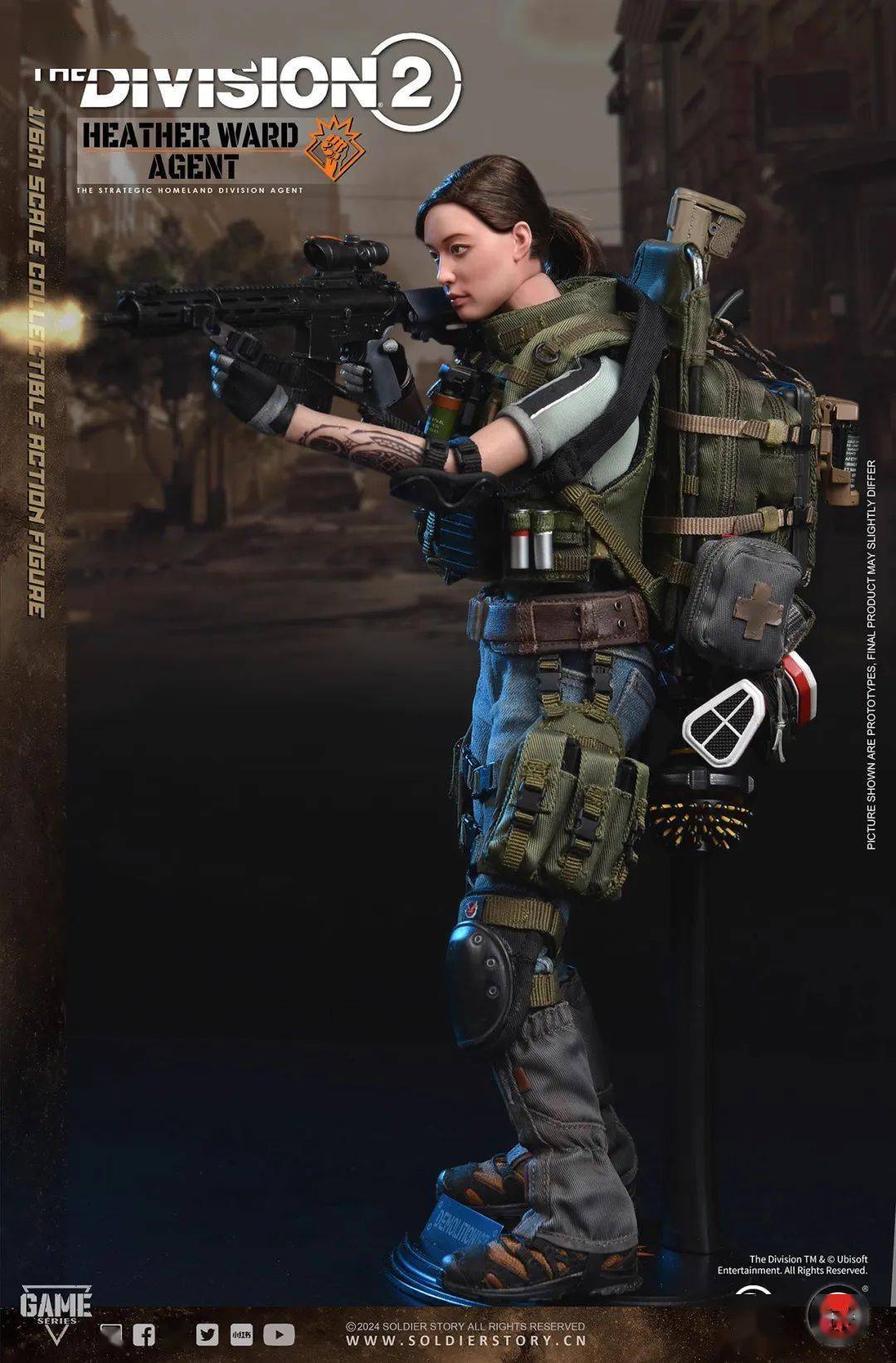 soldierstory 1/6 育碧 全境封锁2 女特工 希瑟 瓦德 ssg009_时间