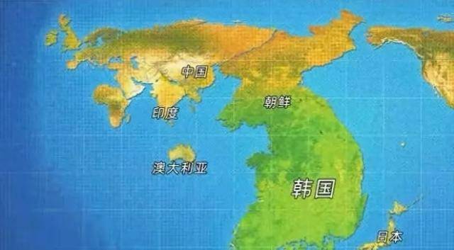韩国画的世界地图图片