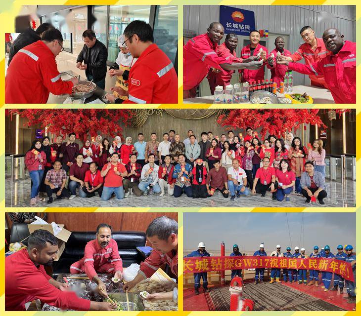 在海外,坚守的中方员工成了"节日大使",在科威特,钻井三公司gw102队