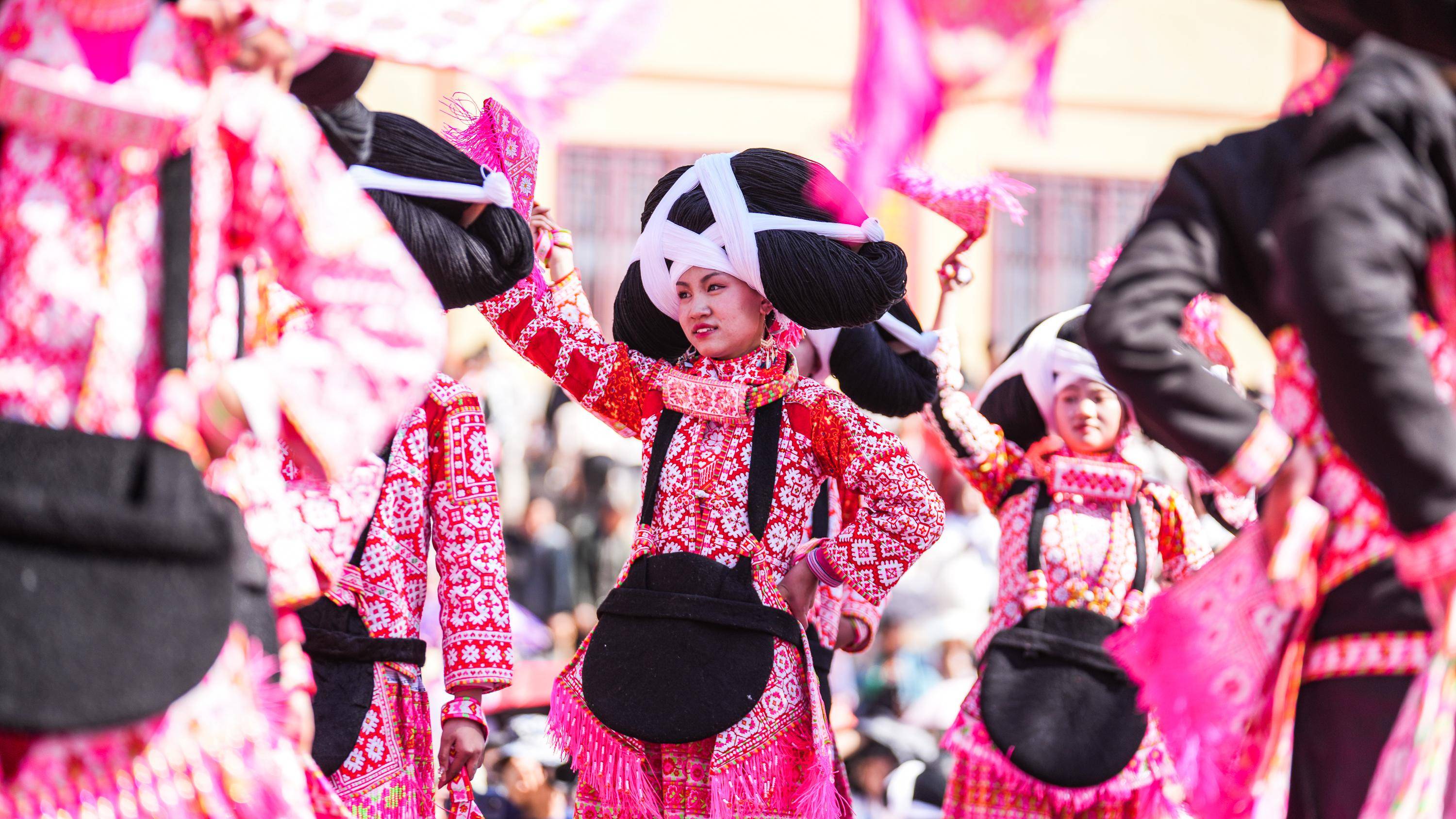 苗族跳花节图片图片