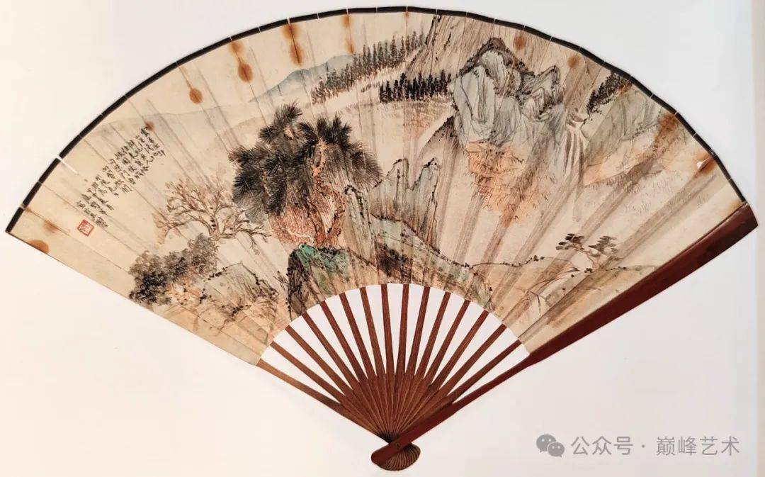 赏名家扇面作品_款识_纸本_袁励