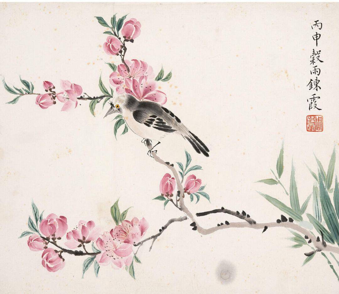 周炼霞花鸟册十二开,真美!_经典_高清_螺川