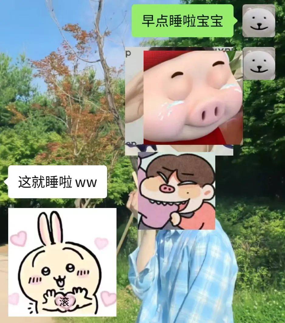 用了很久的可爱表情包中间竟有一个"滚"字_@momo_卖萌_豆瓣