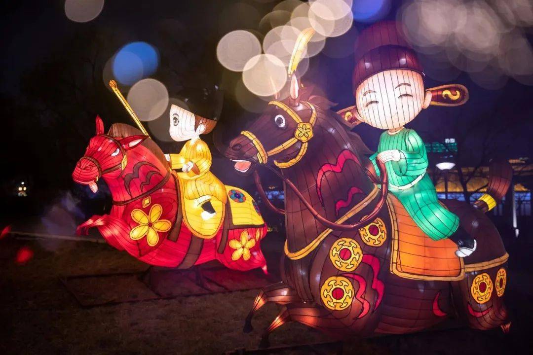 奔放热烈的盛唐文化打卡留影龙生九子,六艺等灯组儿童游乐区将照片的