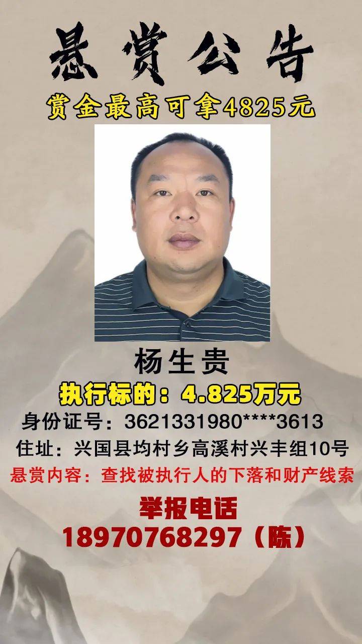 快来提供这27名被执行人下落及财产线索!_公告_本院_遂川县