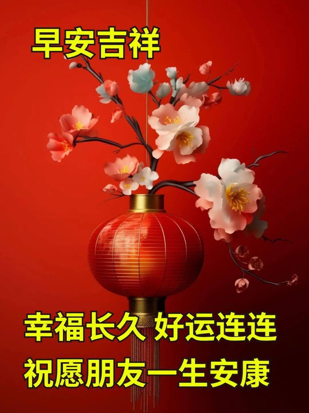 正月祝福语图片