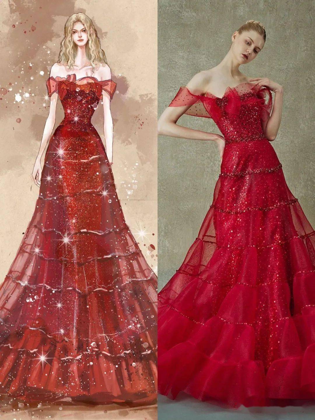 5组15款-婚纱礼服(成衣vs效果图1:1)_图片_公众_侵权