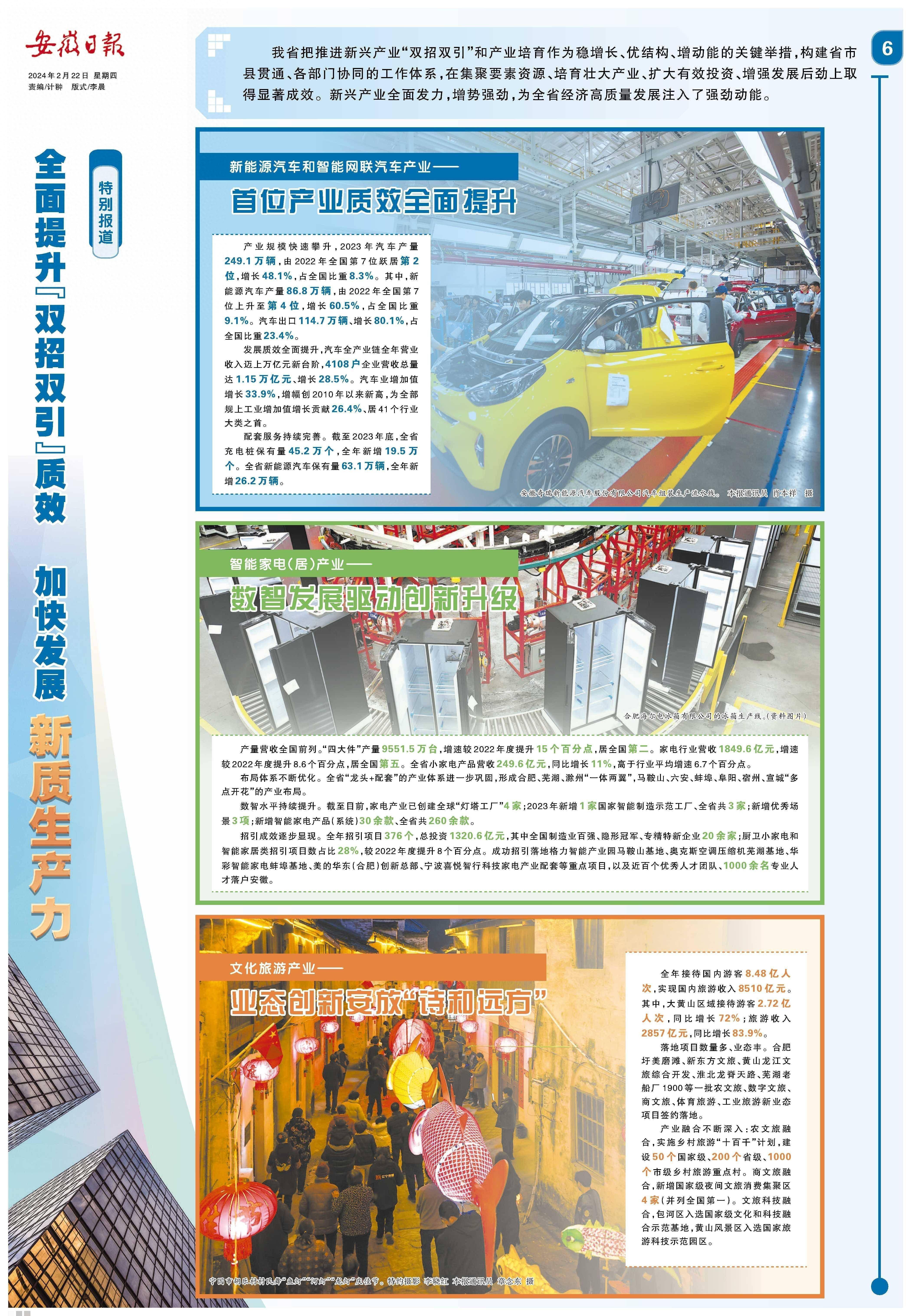 全面提升"双招双引"质效 加快发展新质生产力_产业_全省_全国