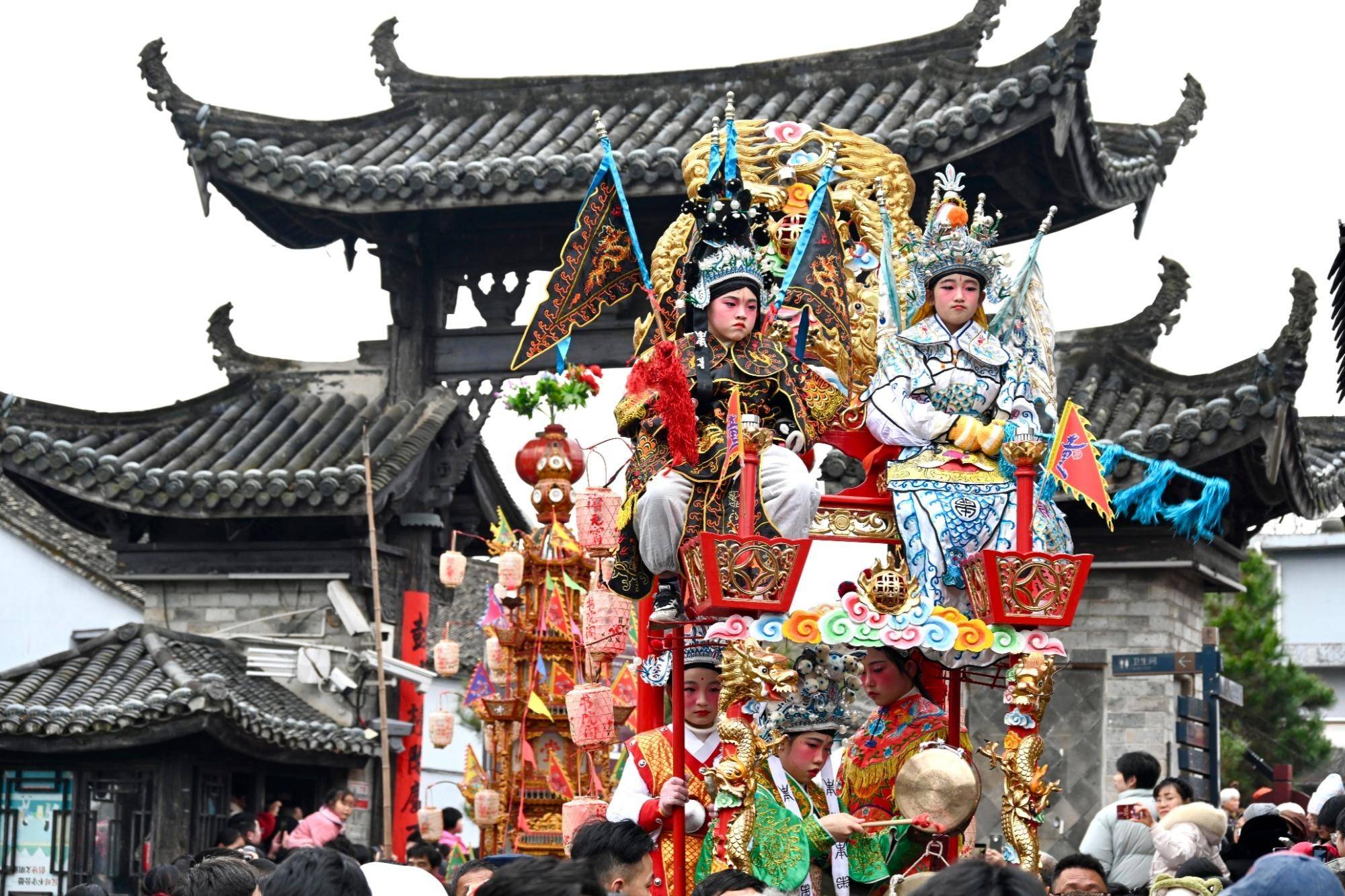 网络中国节·元宵|延续500年的盛会 前童行会民俗"闹"元宵_活动_老爷