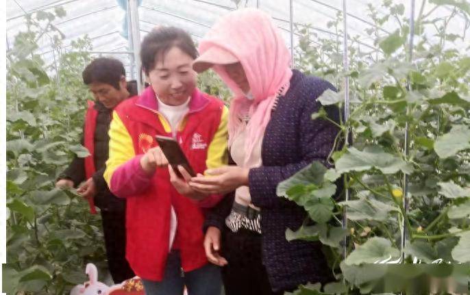 济宁市任城区喻屯镇开展"爱心助农进心田""学习强国"线下推广活动