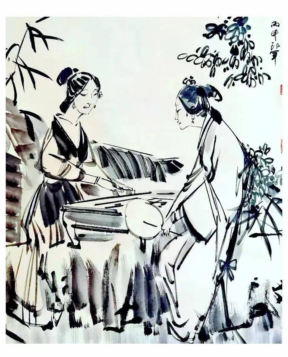 "六法"是中国古代绘画艺术实践的系统总结,是一个互相联系,相辅相成的