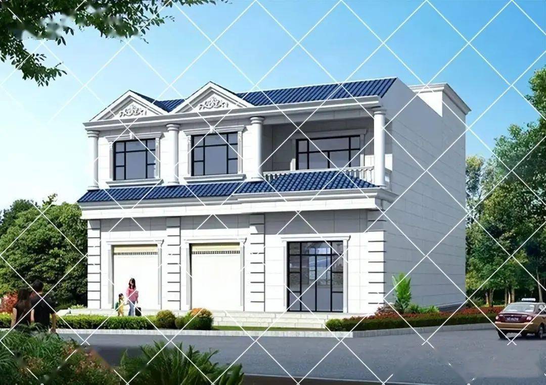 12套带临街商铺型自建房设计方案,美丽乡村建设乡镇临街商住别墅_宅基