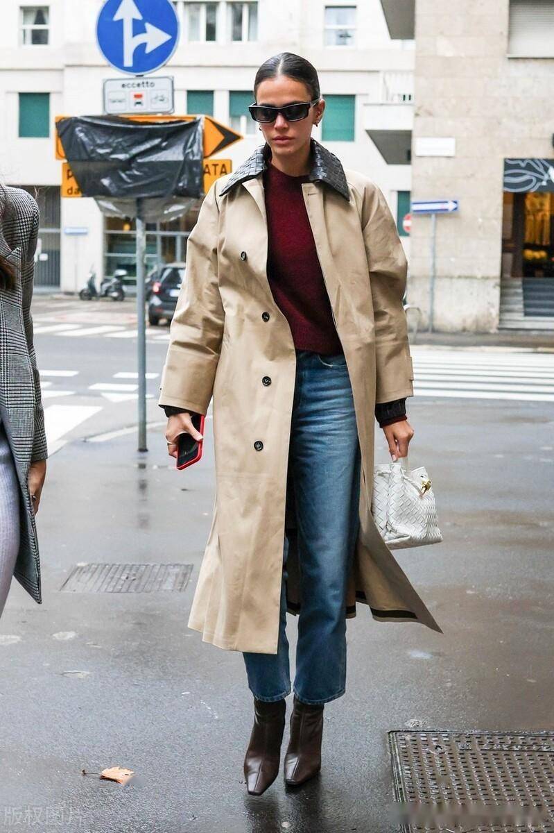 当地时间2024年2月24日,意大利米兰,布鲁娜-马尔科辛米兰时装周期间