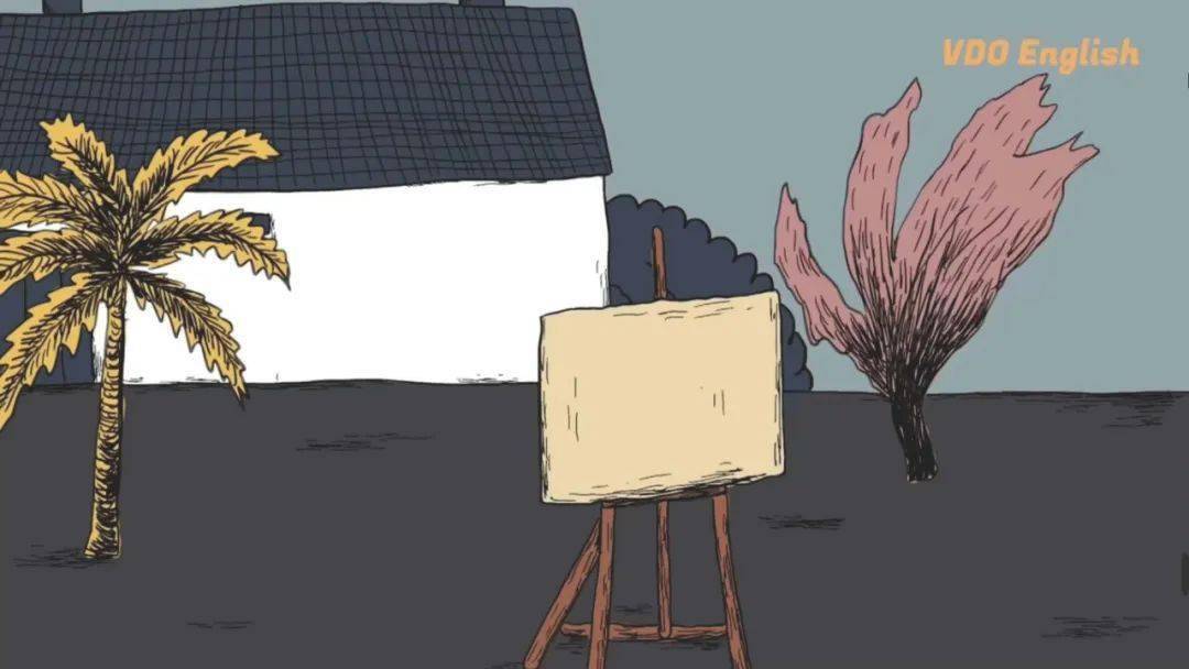 t: take out a piece of paper and draw a house or two lines of