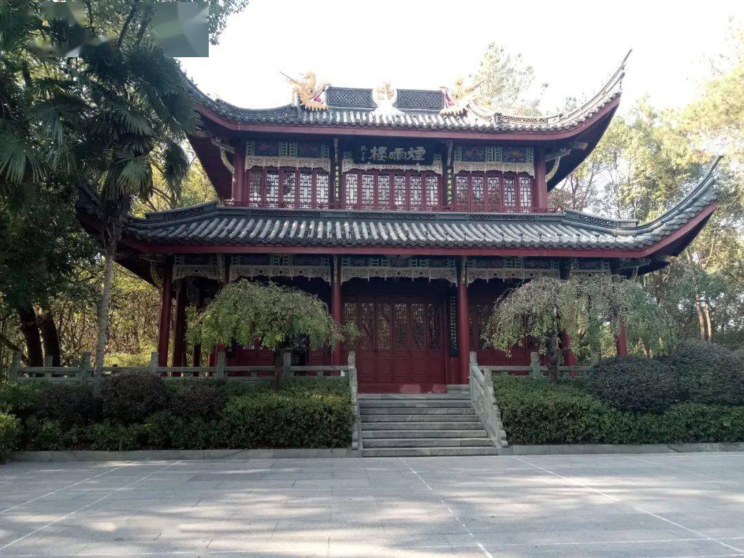 张一成:烟收雨霁现朱楼|文旅中国_烟雨楼_丽水_处州