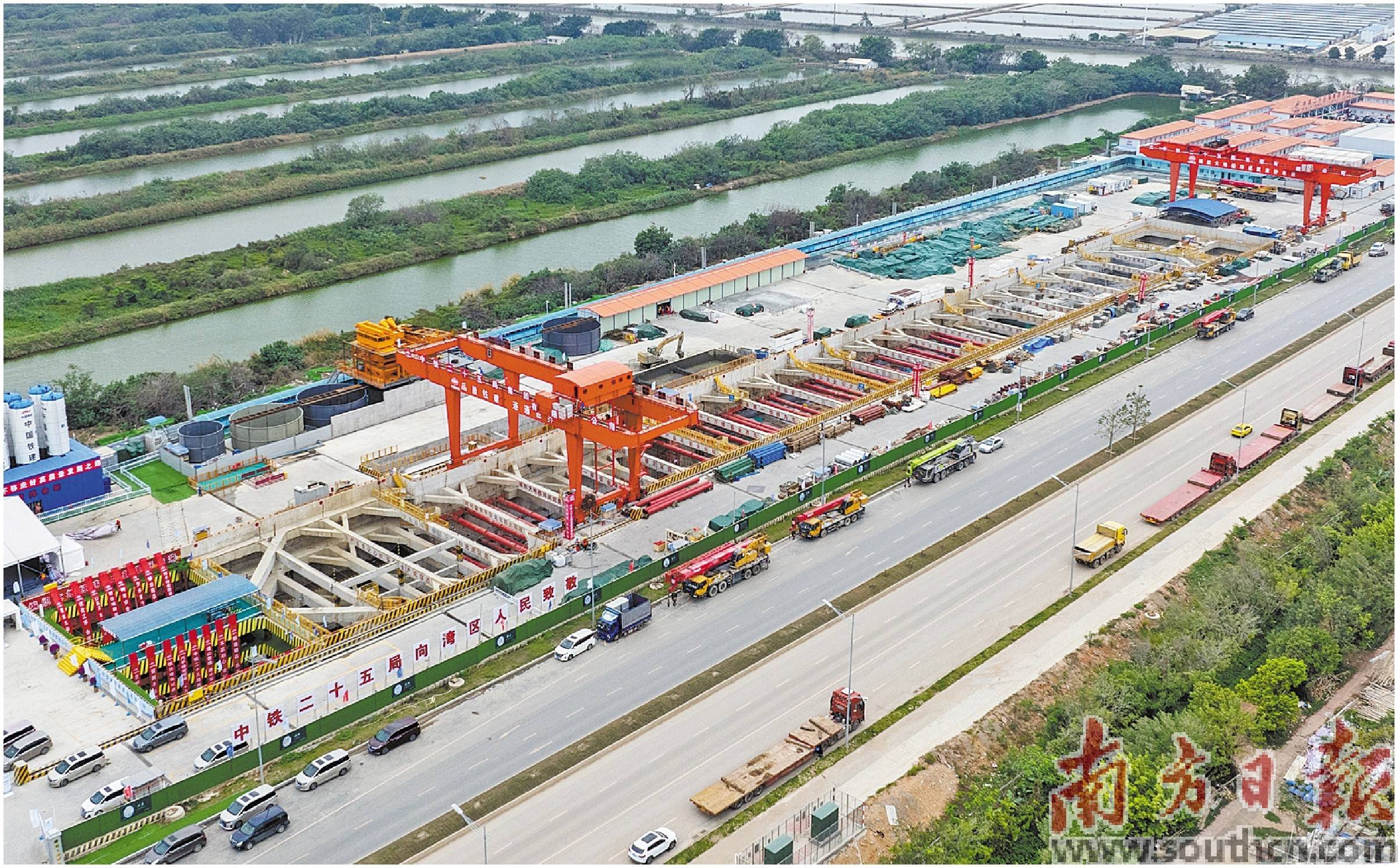 南珠(中)城际"五盾齐发"_广州_施工_地铁