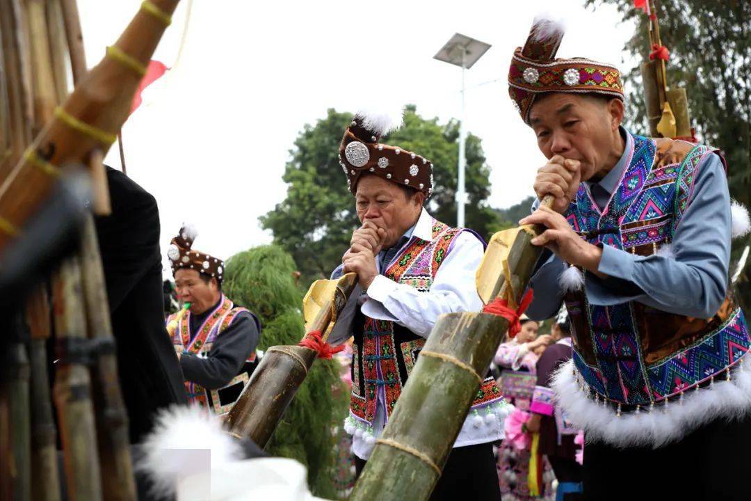 贵州巫泥踩芦笙图片