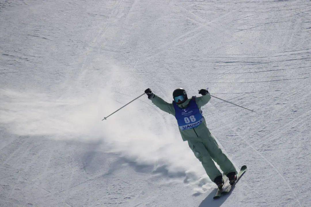 技巧项目决赛中,我省毛秉强压轴出场,最终他顶住主要对手盛海鹏得到