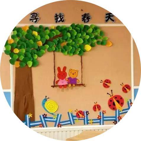 幼师口袋春季主题墙图片