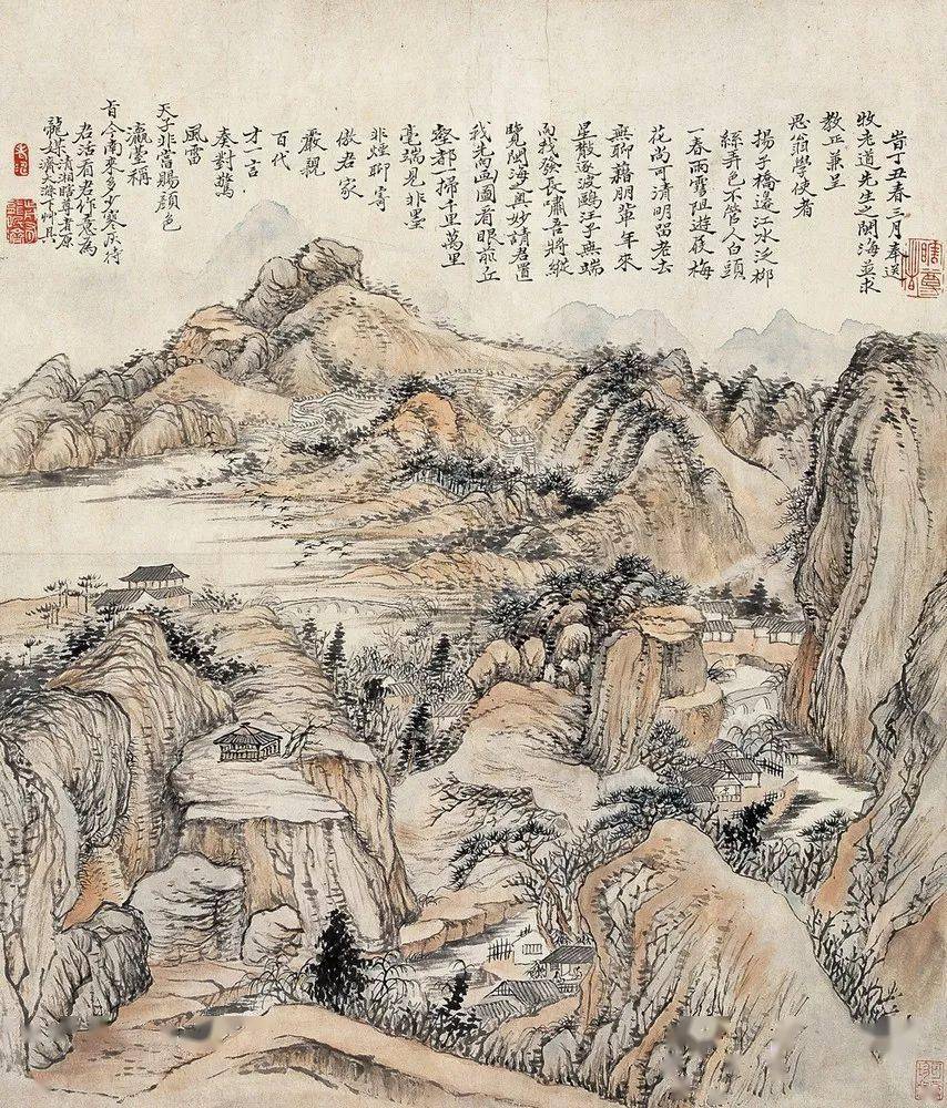 苦瓜和尚那无处安放的才华(附石涛山水高清全集)_康熙_靖江王_黄山