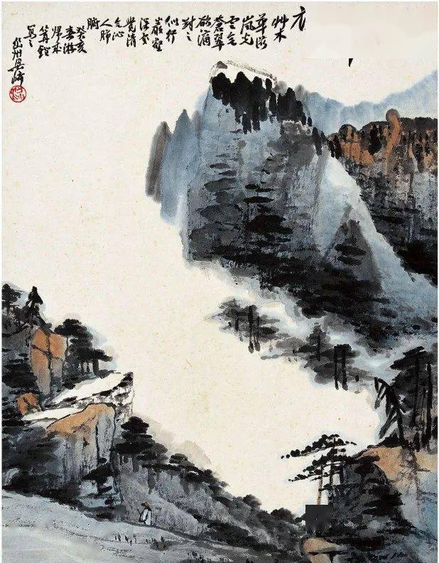 写出来的山水,气势撼人