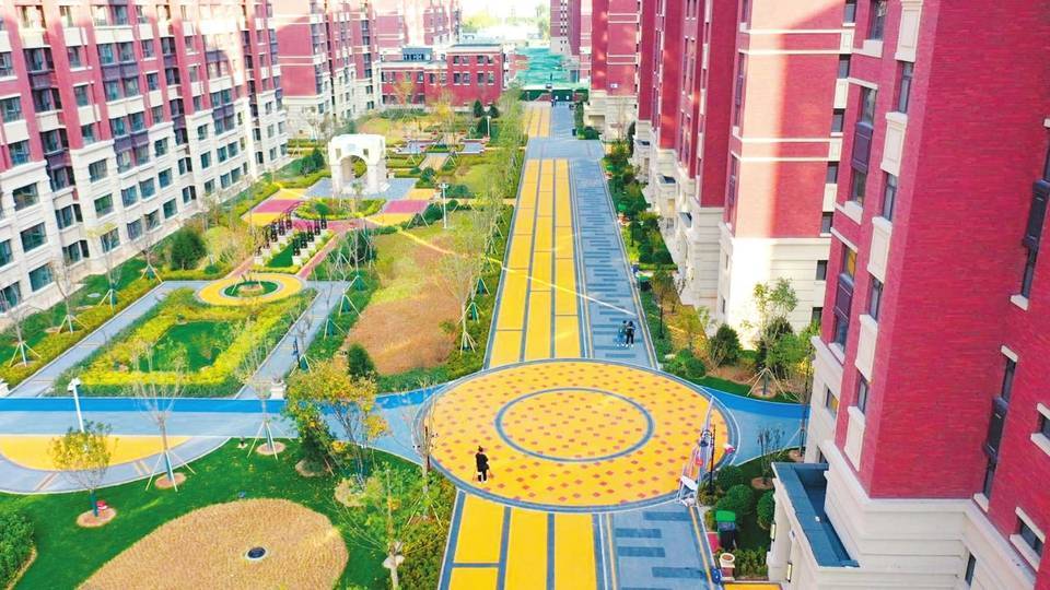 长治市润泽知园海绵小区.王宁摄洪洞汾河国家湿地公园城区段.