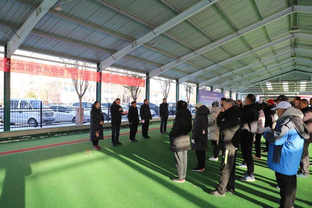 2024山东乡村文化旅游节东明县"庆元宵"七星门球单,双打精英赛在万福