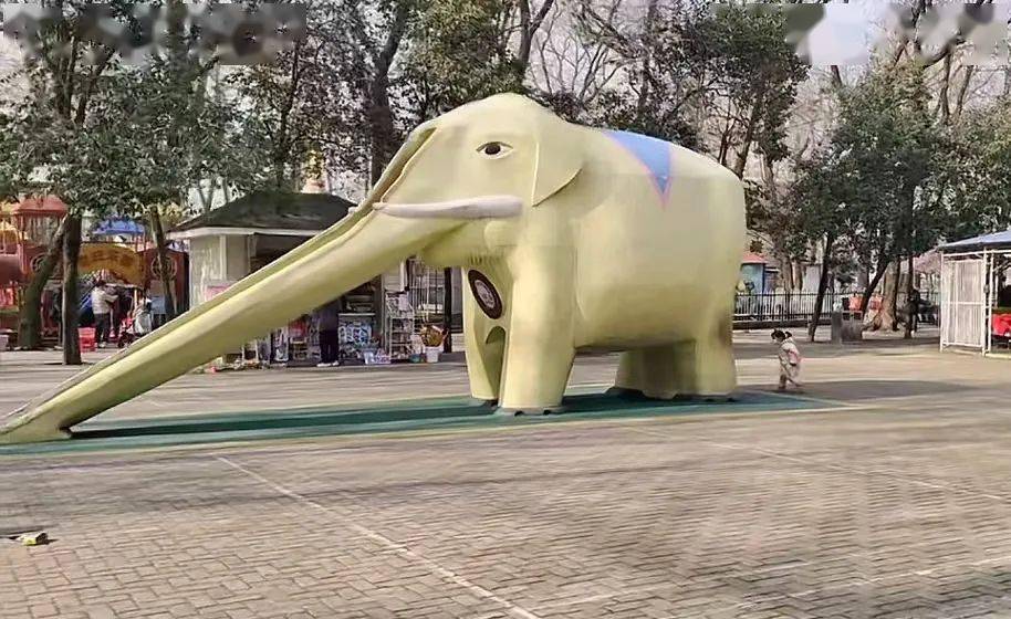 公园内除了植物景观还有游乐设施和动物园.