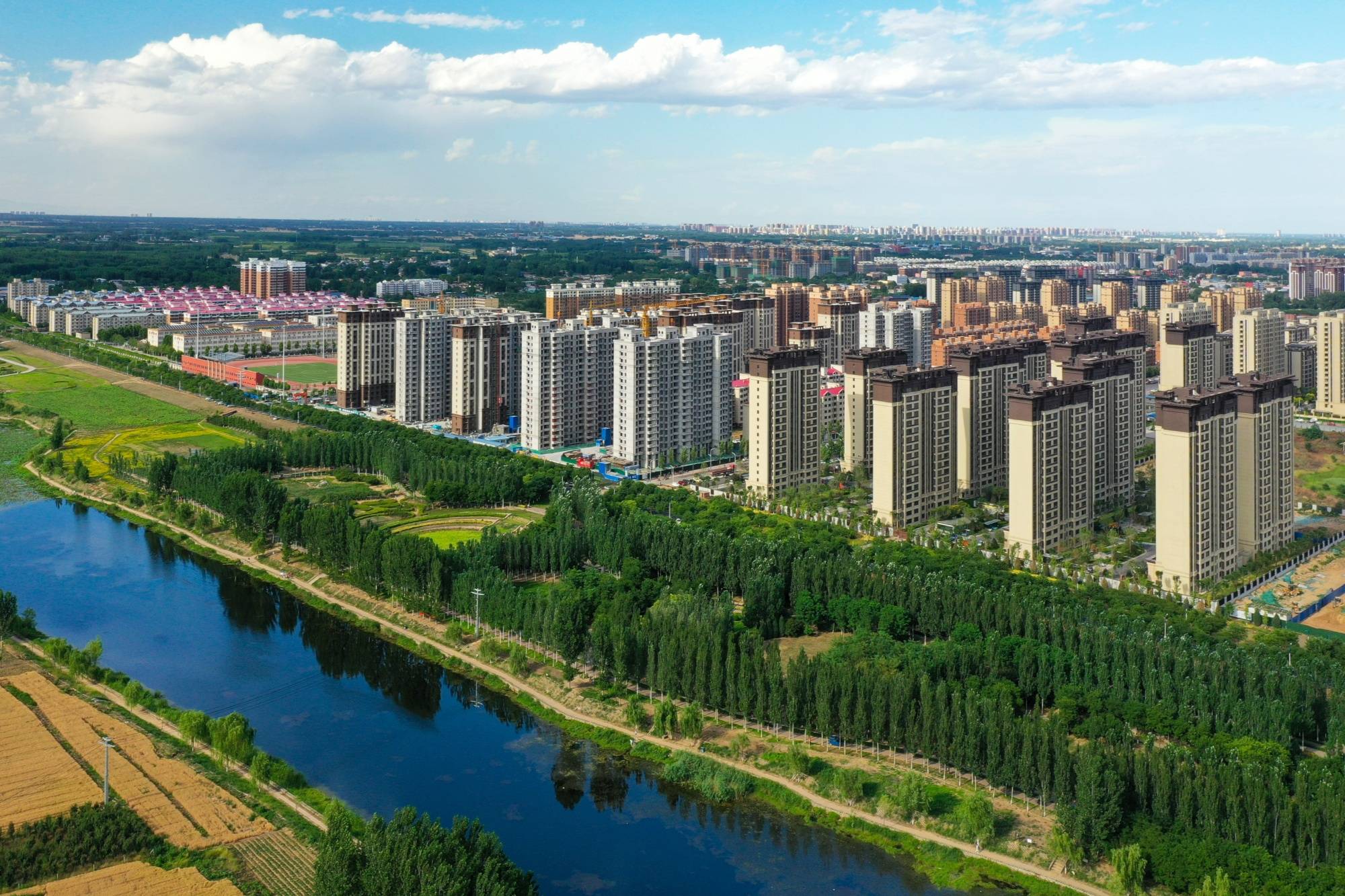 河北定兴:擦亮人居环境"新底色"_建设_城市_公园