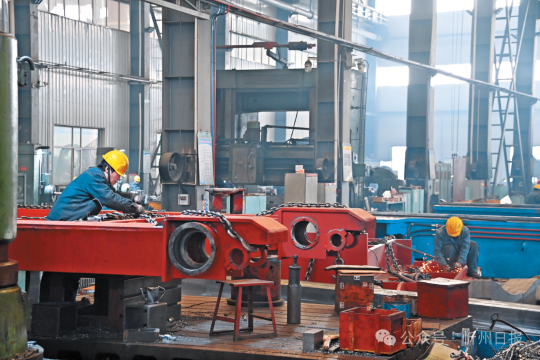 山西晨辉锻压设备制造有限公司生产车间.