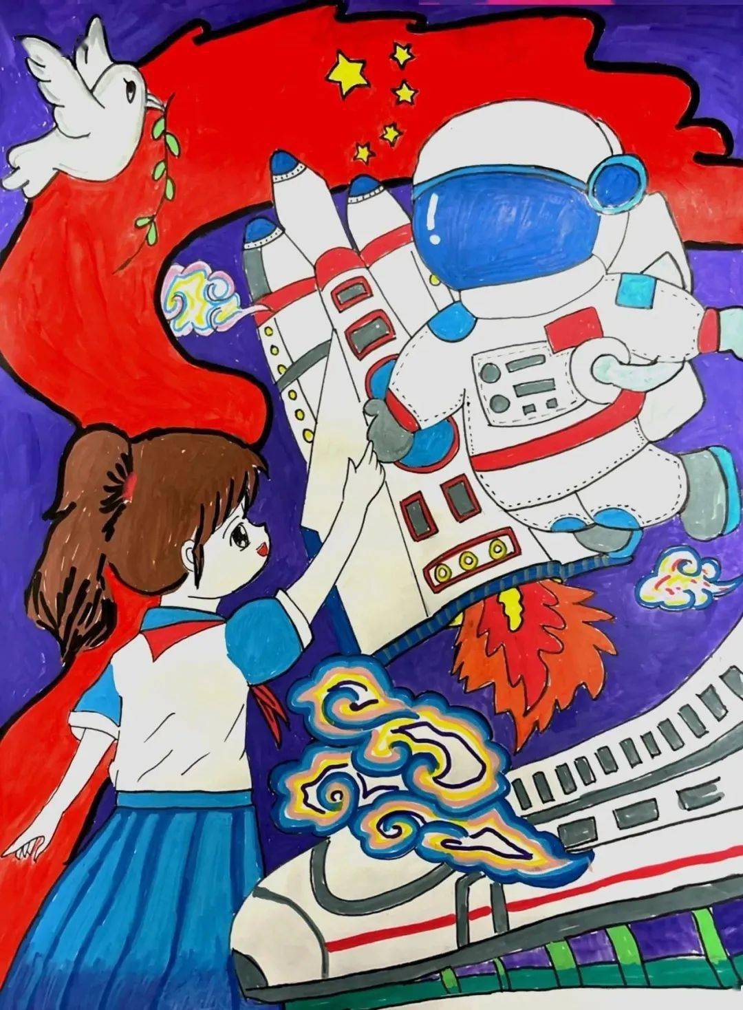 班 徐辰汐《向上向善》六