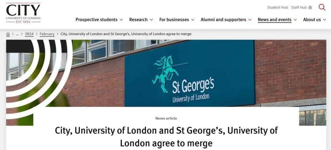 英国两所知名大学要合并了!学生:能不能不改名._院校_city_城市学院