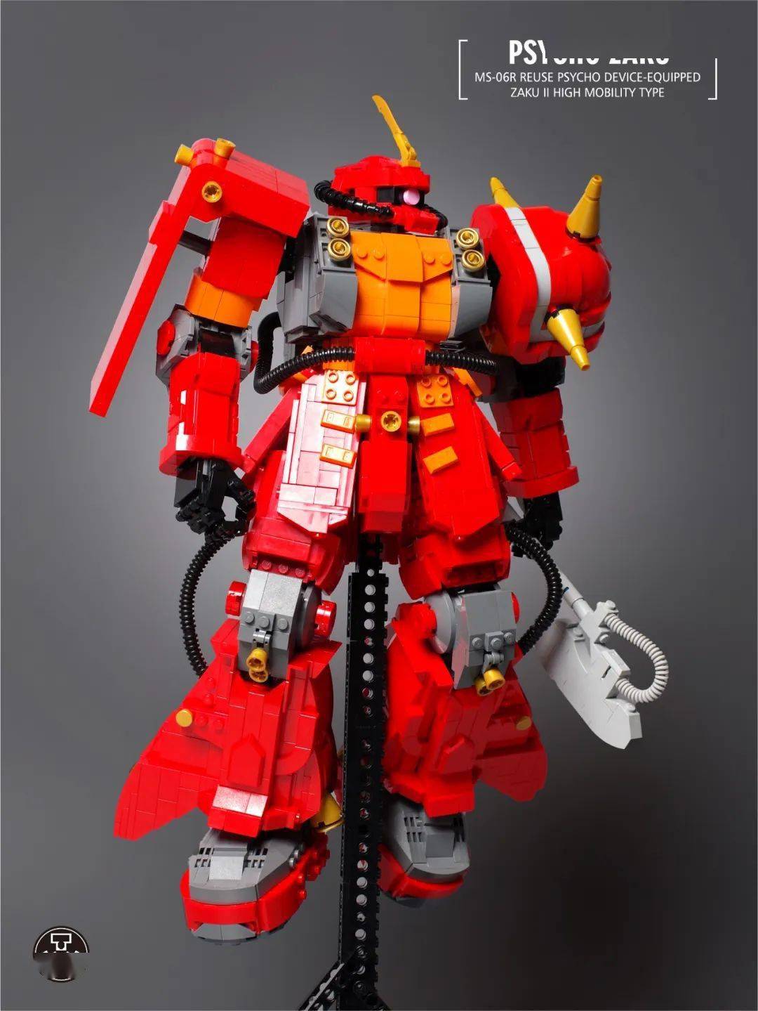 手搓1/48 精神力扎古,但是乐高_公众_活动_参考