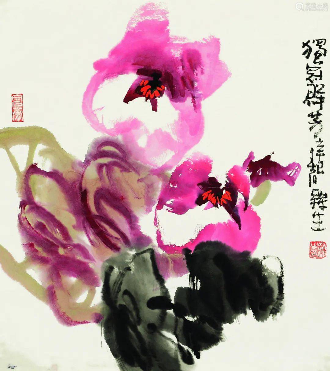 吴冠中:他的画,像一股春风_作品_赵梅生_中国画