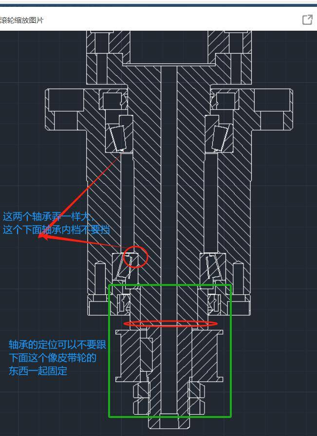 转动轴这样设计可以吗?低速运转