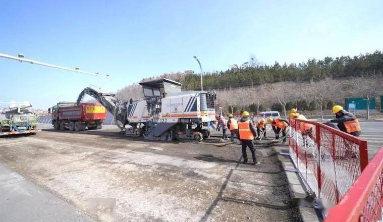 衔接烟威这座大桥力争主桥年内通车市区一大通道开工改造