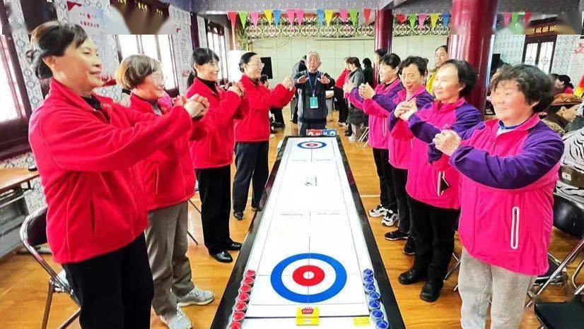 小小桌壶桌上飞巾帼英姿显神威2024年南京市桌上冰壶球庆三八女子团体