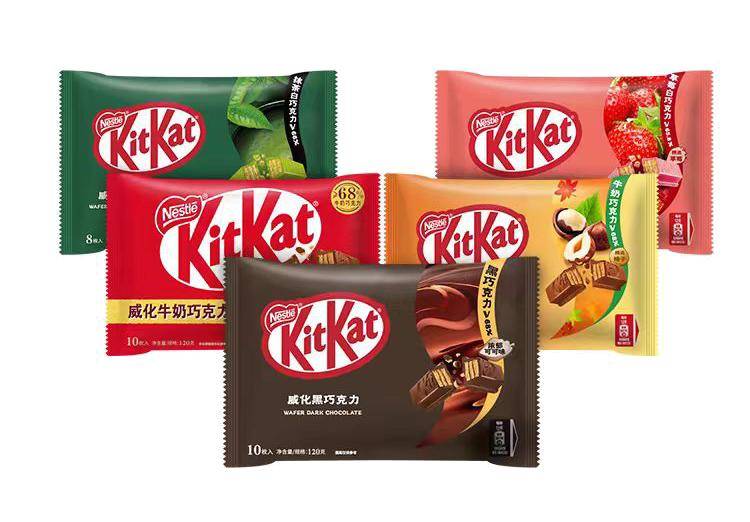 kitkat巧克力广告图片