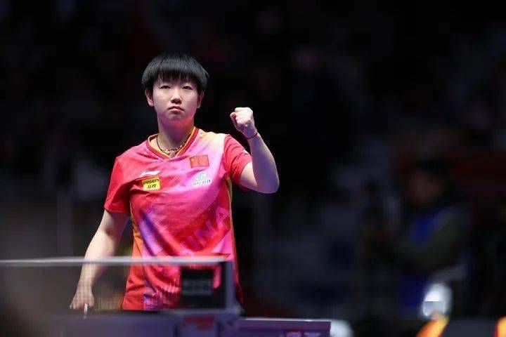 中国女子乒乓球运动员孙颖莎位列其中