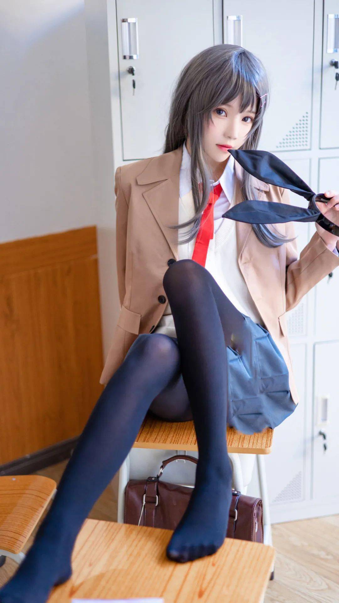 67cosplay丨青春猪头少年不会梦到兔女郎学姐:樱岛麻衣