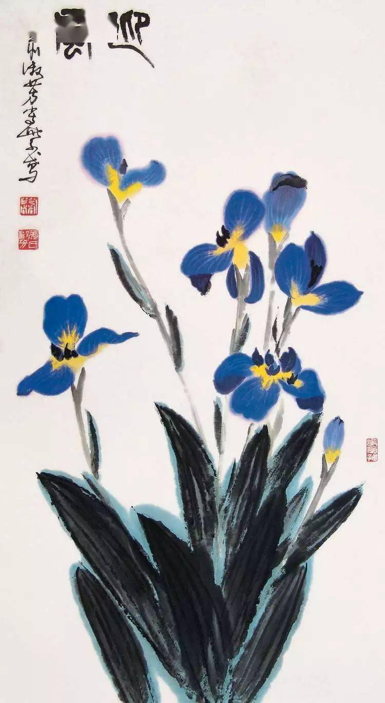 她的画,齐白石指点,高迈行云,渐至化境